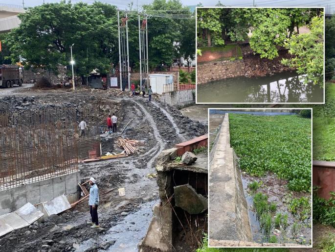 Ambazari is now a meter away from overflying | अंबाझरी ओव्हरफ्लाे व्हायला आता ‘मिटरभर’ अंतर Ambazari is now a meter away from overflying | अंबाझरी ओव्हरफ्लाे व्हायला आता ‘मिटरभर’ अंतर