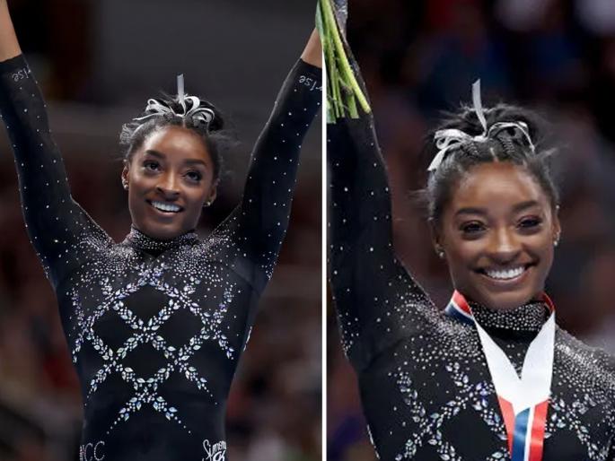 american gymnast simone biles is all set to win her 4th olympic gold medal | मी ऑलिम्पिक मेडल जिंकायला आले आहे, केस दाखवायला नाही! - ' ती ' असं म्हणू शकते कारण...