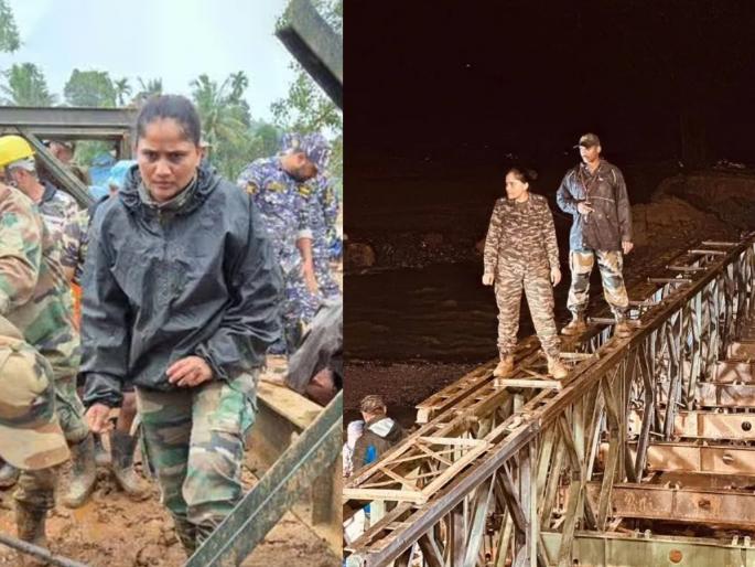 wayanad landslide kerala, belli bridge work completed in just 31 hours under the guidance of sita shelake | सीतेची कमाल! फक्त ३१ तासात पूल बांधून जीव वाचवण्यासाठी धडपडणाऱ्या मराठी महिलेची पाहा जिद्द