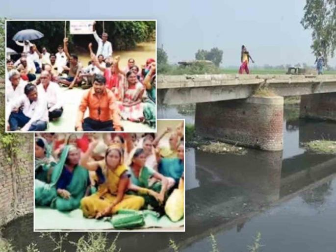 Citizens of Pipertola, Marartola, Dhanoli villages went on hunger strike to demand the bridge | पुलाच्या मागणीसाठी पिपरटोला, मरारटोला, धानोली गावातील नागरिक बसले उपोषणाला Citizens of Pipertola, Marartola, Dhanoli villages went on hunger strike to demand the bridge | पुलाच्या मागणीसाठी पिपरटोला, मरारटोला, धानोली गावातील नागरिक बसले उपोषणाला