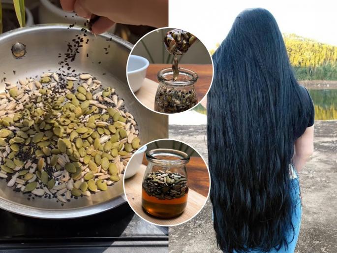 Hair Growth Booster Recipe By Nutritionist Long Hairs Home Remedies | केस कायम गळतात-पातळ झाले? चमचाभर बियांचा खास घरगुती उपाय-केस लांब अन् दाट होतील