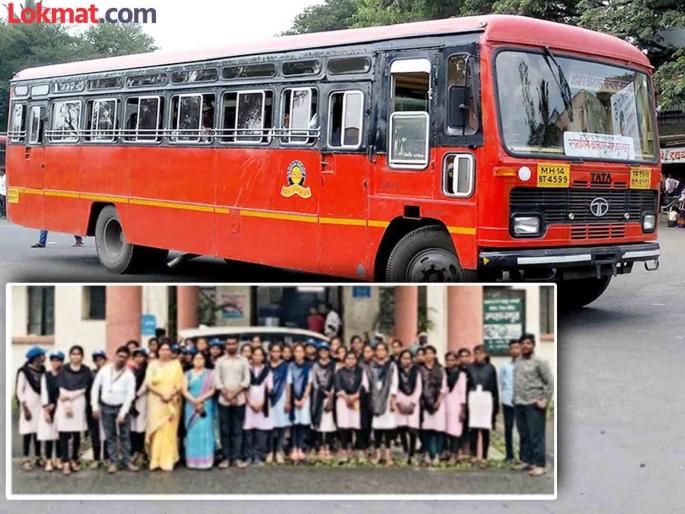Students strike Collector's office to demand buses | बसच्या मागणीसाठी विद्यार्थिनींची जिल्हाधिकारी कार्यालयावर धडक Students strike Collector's office to demand buses | बसच्या मागणीसाठी विद्यार्थिनींची जिल्हाधिकारी कार्यालयावर धडक