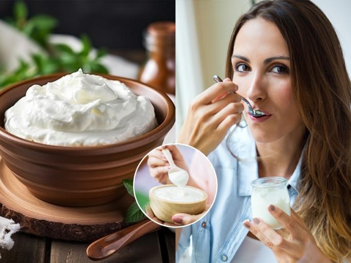 Side effects of having curd diet tips : Love to eat yogurt? Be careful before weight gain, acidity problems, see how and when to eat curd | दही खायला खूप आवडतं? वजनवाढ, ॲसिडीटीचे त्रास होण्याआधीच सावध व्हा, पाहा दही कसं-कधी खावं