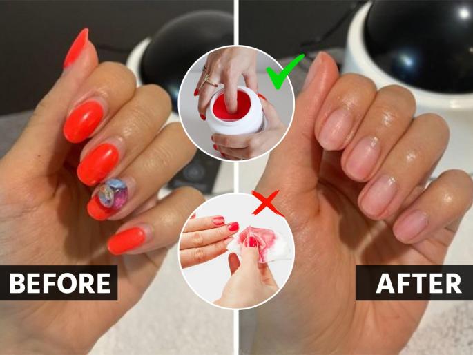 Instant Dip & Twist Nail Paint Remover How to Remove Nail Polish Without Cotton Balls | नखांवरचं नेलपेंट झटपट काढायचंय, ही पाहा अफलातून ट्रिक- नेलपेंट काढा कापूसही न वापरता...