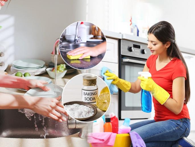 Diwali Cleaning: 4 Tips to Make Your Kitchen Sparkle! | स्वयंपाकघर स्वच्छ करताना नाकीनऊ येतात? ५ रुपयाच्या 'या' गोष्टीचा करा वापर; पूर्ण किचन होईल स्वच्छ