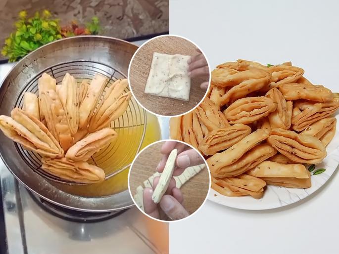 Diwali special Khari Shankarpali recipe : Sweet shankarpali is usual, this year try crispy salty shankarpali with lots of layers, see easy recipe... | Diwali : गोडा शंकरपाळे तर नेहमीचेच यंदा करा पुडापुडाचे खारे शंकरपाळे, ३० मिनिटांत होणारा खुसखुशीत पदार्थ