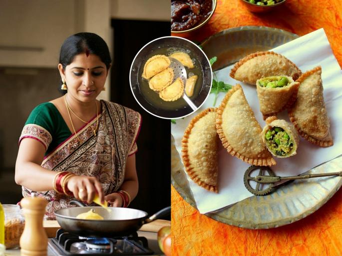 How to Make Delicious Matar Karanji Crispy Matar Karanji Recipe How To Make Matar Karanji At Home How to Make Green Peas Karanji | पातळ आवरणाची भरपूर पदर सुटलेली खुसखुशीत मटार करंजी, हिवाळ्यात करायलाच हवा असा चमचमीत बेत...