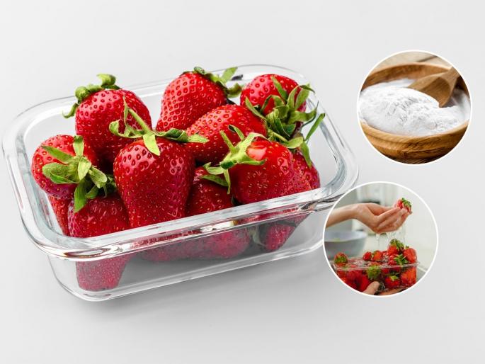 How to Clean Strawberries Properly How to Clean Strawberries So They Last Longer Best Ways to Wash Fresh Strawberries How to Clean Strawberries | ताजी रसरशीत स्ट्रॉबेरी धुण्याची सोपी ट्रिक, ‘अशी’ ठेवा स्ट्रॉबेरी-आठवडभर राहील ताजी