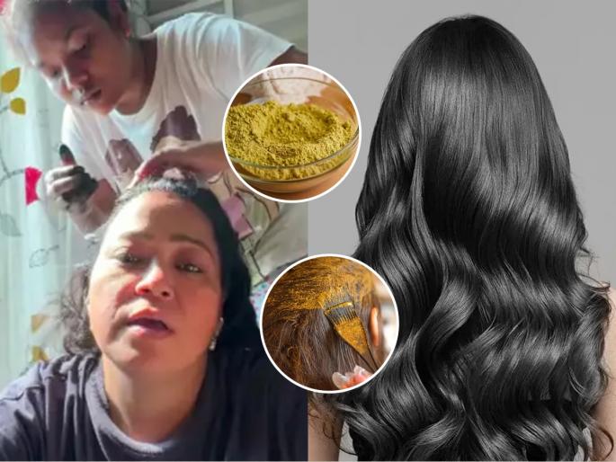 Laughter Queen Bharti Singh Shared Her White Hair Remedy With Natural Ingredients Best Home Remedy For Premature Greying Hairs Home Remedy to Get Rid of Grey Hair | कॉमेडियन भारती सिंह सांगते, केस काळे करण्याचा सुपरहिट फॉर्म्युला, पांढऱ्या केसांची चिंताच सोडा....