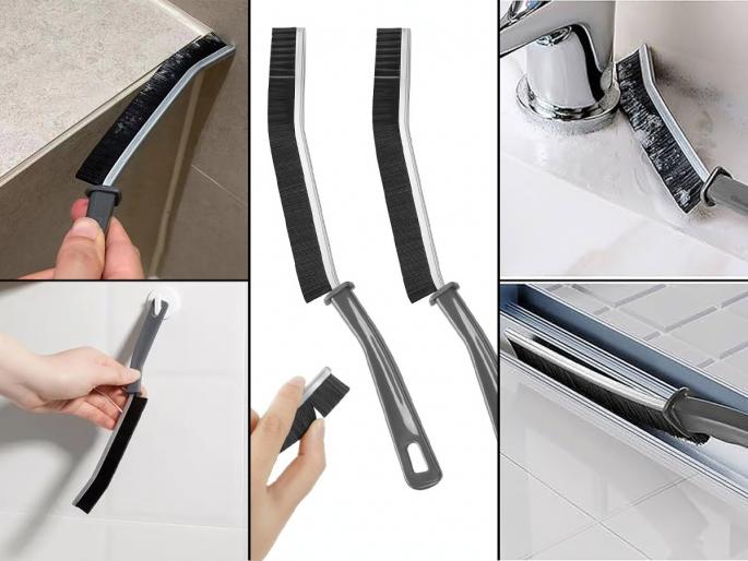 Product Review for JICOOT Plastic Gap Cleaning Brush | स्लायडिंग विंडो ट्रॅकसह घरातला कानाकोपरा स्वच्छ करणारा ब्रश- १४० रुपयांत सगळं घर होईल चकाचक.. 