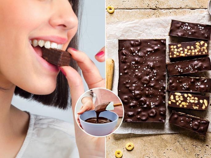 No-oven chocolate bar recipe, no need to cook or steam! Make it quickly | नो ओव्हन चॉकलेट बार रेसीपी, ना शिजवायची गरज ना वाफवायचे कष्ट ! करा झटपट
