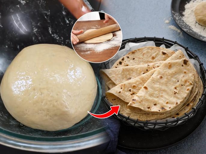 follow these 4 steps while kneading the dough you will get very soft and fluffy rotis | एकदम मऊसूत आणि फुगलेली चपाती खायला हवीय? पीठ मळताना 'या' ४ स्टेप्स करा फॉलो