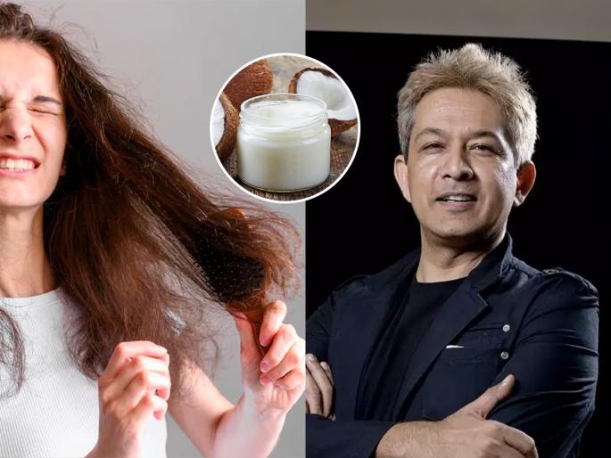 dry and frizzy hair solution add coconut oil and glycerin remedies at home hair will silky and shine | कोरडे-रुक्ष केस होतील सिल्की-शायनी, फक्त खोबाऱ्याच्या तेलात मिसळवा 'हा' पदार्थ, तज्ज्ञांचा सल्ला