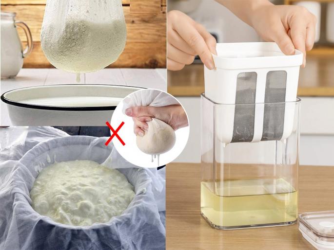 Stop Using Traditional Method For Making Hung Curd Use Yogurt Strainer How To Use Yogurt Strainer | होळीसाठी करा मठ्ठा! पाहा भन्नाट 'कर्ड स्ट्रेनर', करते घट्ट दही झटपट, उन्हाळ्यात फार कामाची गोष्ट...