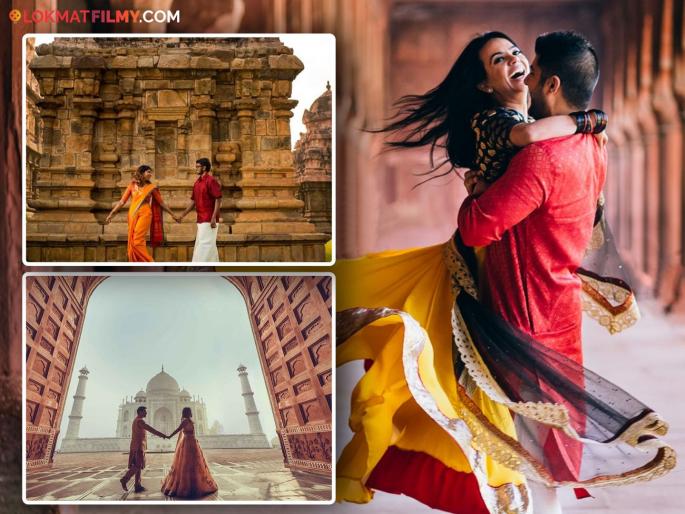 Even village couples want pre-wedding shooting now! Crowds increase at historical places | गावाकडच्या जोडप्यांनाही हवंय आता प्री-वेडिंग शूटिंग ! ऐतिहासिक स्थळांवर वाढली गर्दी Even village couples want pre-wedding shooting now! Crowds increase at historical places | गावाकडच्या जोडप्यांनाही हवंय आता प्री-वेडिंग शूटिंग ! ऐतिहासिक स्थळांवर वाढली गर्दी