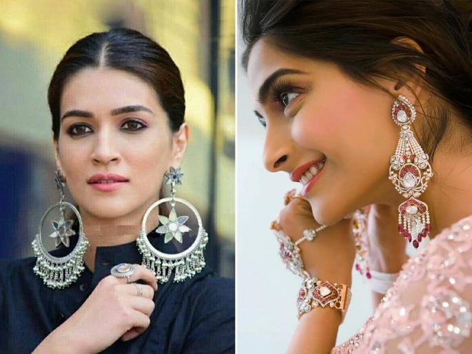Heavy earrings hack, 3 tricks and tips from celebrities to wear heavy earrings comfortably | मोठे कानातले घातल्यावर कान दुखतात? अभिनेत्रींप्रमाणे ३ गोष्टी करा, जड-लोंबते कानातले घाला बिंधास्त