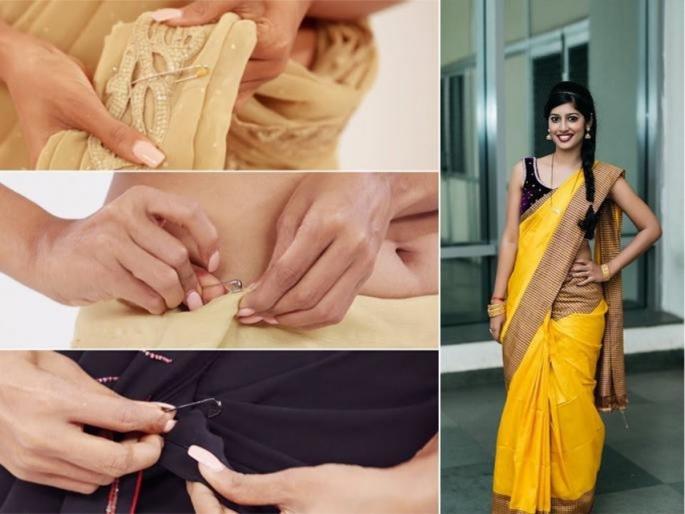 How to save Saree & dupatta from Safety Pins Safety pin hacks you need to know | सेफ्टी पिनमुळे ओढणी - पदराला छिद्र पडतेच, ४ सोपे उपाय, पिन अडकून महागडे कपडे फाटणार नाहीत...