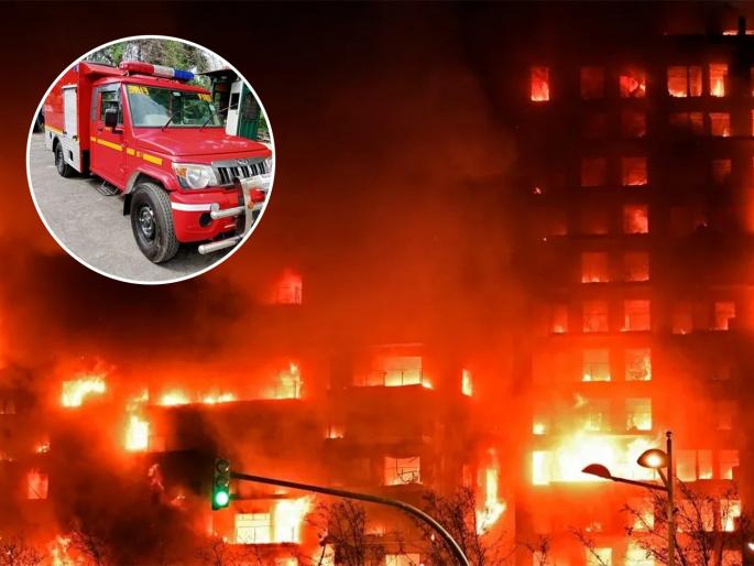 500 liter capacity fire engine unable to control fire; Demand for effective firefighting service | ५०० लिटर क्षमतेचे अग्निशामक वाहन आगीवर नियंत्रण मिळवण्यासाठी अक्षम; प्रभावी अग्निशामक सेवा उभी करण्याची मागणी 500 liter capacity fire engine unable to control fire; Demand for effective firefighting service | ५०० लिटर क्षमतेचे अग्निशामक वाहन आगीवर नियंत्रण मिळवण्यासाठी अक्षम; प्रभावी अग्निशामक सेवा उभी करण्याची मागणी