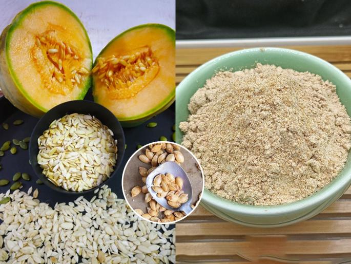 How to Peel Melon Seeds how to clean and store muskmelon seed muskmelon seed peeling how to peel muskmelon seeds | खरबुजाच्या बिया फायदेशीर ! १ भन्नाट ट्रिक, महागामोलाचे मगज बी विकत आणायची गरजच नाही...