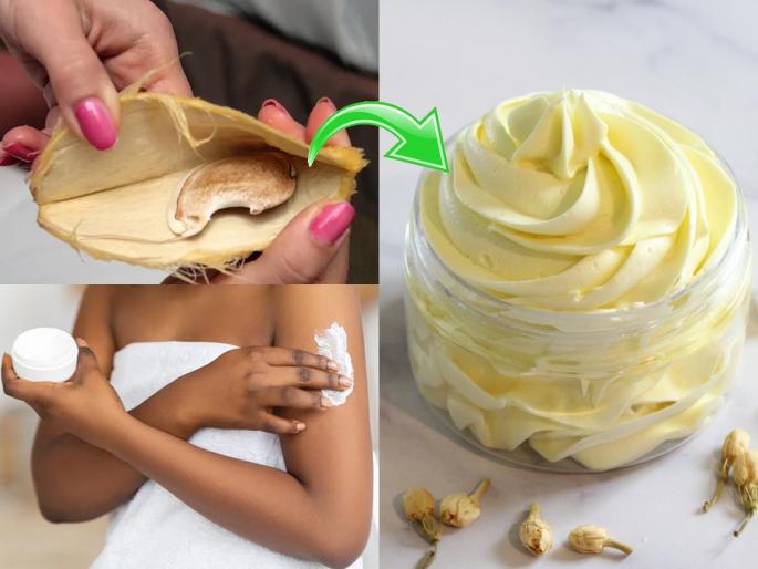 How to make mango butter for your skin at home Mango Seed Butter Homemade Mango Butter For Skin Only 3 Ingredients Mango Body Butter | आंबा खाऊन कोय फेकू नका! करा आंब्याच्या कोयीचे बॉडी बटर - उन्हाळ्यातला उत्तम उपचार...
