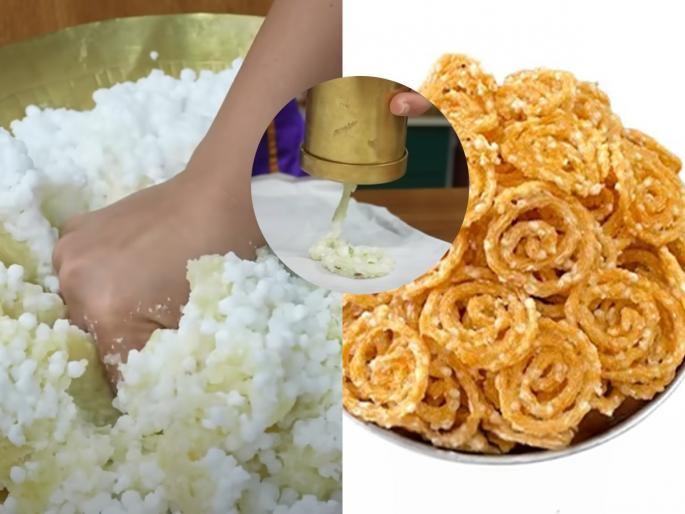 Sabudana Batata Chakli Recipe How To Make Sabudana Batata Chakli At Home Sago Potato Chakli | साबुदाणा - बटाटा चकलीची इन्स्टंट रेसिपी! एवढीशी चकली फुलते पापडासारखी मोठी, चवही मस्त कुरकुरीत...