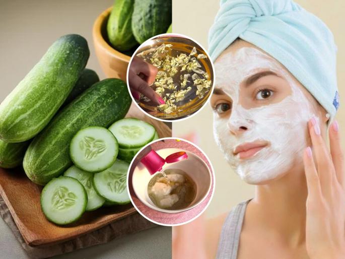 Homemade Cucumber Face Pack Must Try Cucumber Face Mask for Summers Cucumber Face Mask Benefits and Recipes | उन्हाळ्यात चेहरा चिपचिपा झाला-काळवंडला? काकडीचा ‘असा’ फेसमास्क लावा- चेहरा लगेच दिसेल फ्रेश...