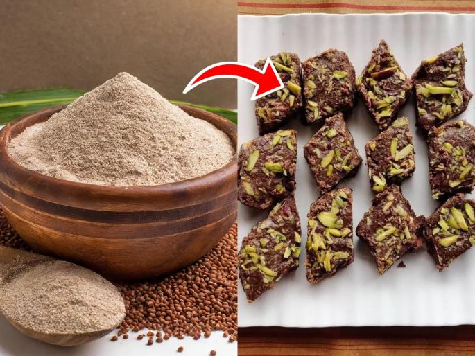 how to make nachanichi vadi healthy and tasty summer special recipe ragi burfi | उन्हाळ्यात नाचणीची थंडगार वडी, पौष्टिक पदार्थ- मुलांसाठी करा खास आवडीचा खाऊ!