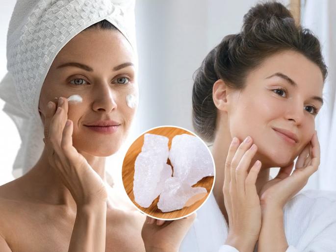 5 Ways To Use The Alum Stone For Glowing Skin during summer how to use fitkari on face for brightening skin | फक्त तुरटीचा एक छोटा खडा, या ५ पद्धतींनी त्वचेला लावा! उन्हाळ्यातील त्वचेच्या समस्या राहतील दूर...