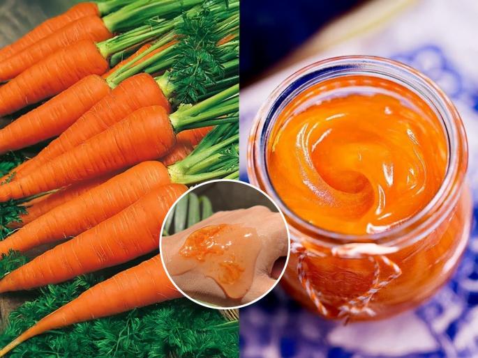 Spots on the face in early youth - Does your face look older than its age? Make a carrot moisturizer at home, you will look radiant and youthful. | ऐन तारुण्यात चेहऱ्यावर डाग- वयापेक्षा म्हातारा दिसतो चेहरा? घरीच करा गाजराचे मॉइश्चयराझर, कांती दिसेल तरुण