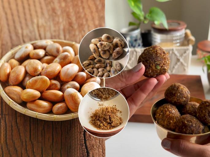 Jackfruit Seed Ladoo Healthy Ladoo Recipe Jackfruit Seed Laddu Jackfruit Seeds Laddu Recipe | फणसाच्या आठळ्यांचे लाडू , खास मराठी पारंपरिक पदार्थ! चवीला उत्तम आणि तितकेच पौष्टिक...