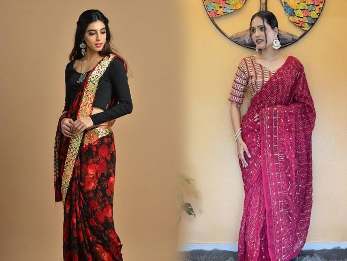saree draping tips for slim women, how to wear saree to look little bit healthy | साडी नेसल्यावर फारच हडकुळ्या दिसता? बारीक महिलांनी साडी नेसताना लक्षात ठेवाव्या ५ टिप्स