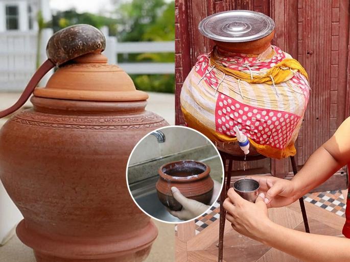 do you take care of the water clay pot? if not then you will definitely fall ill. | गार पाणी हवं म्हणून माठ भरता, पण माठाची ‘अशी’ घ्या काळजी, नाहीतर हमखास पडाल आजारी
