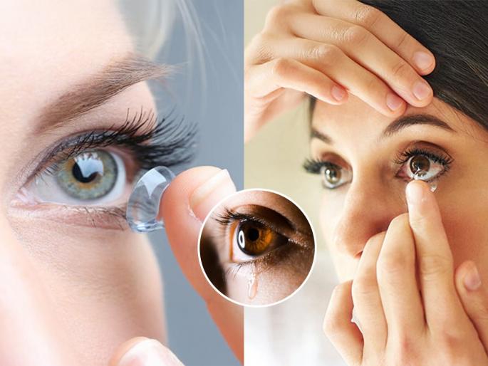 If you wear contact lenses every day because you think you look stupid wearing glasses, then read this before you wear contact lenses. | चष्मा लावून बावळट दिसतो असं म्हणत रोज लेन्स लावता, मग लेन्स लावण्यापूर्वी एकदा हे वाचा..