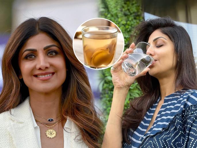 Shilpa Shetty morning Routine drink ginger water Shilpa Shetty favourites Ginger Ginger water Health Benefits of Ginger Water | सकाळी रिकाम्या पोटी शिल्पा शेट्टी पिते 'हे' खास ड्रिंक, म्हणून चाळिशी उलटली तरी आहे फिट!