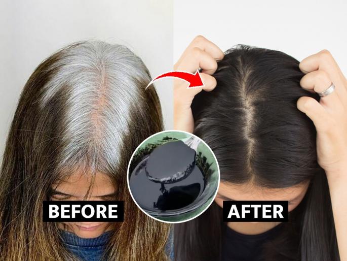 Home Remedy for Gray Hair Home Remedy to Get Rid of Grey Hair 1 Best Home Remedy For Premature Greying Hairs | अमोनियायुक्त हेअर कलर्सना म्हणा नाही! मेथी दाणे, हळद, अळशीचा नॅचरल हेअर कलर - केस दिसतील काळेभोर...