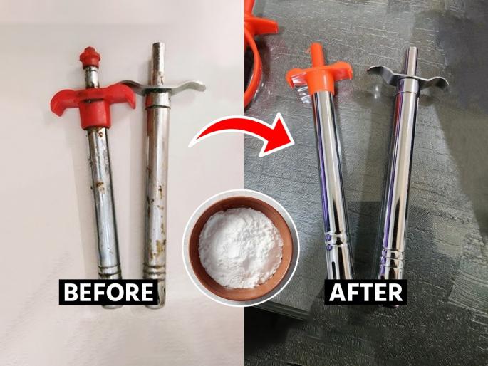 Cleaning Tips For Rusty & Old Kitchen Gas Lighters How To clean an old lighter How to Clean Gas Lighter | गॅस लायटरवरील चिकट, तेलकट, मेणचट डाग होतील गायब! फक्त ३ सोप्या स्टेप्समध्ये गॅस लायटर होईल स्वच्छ...