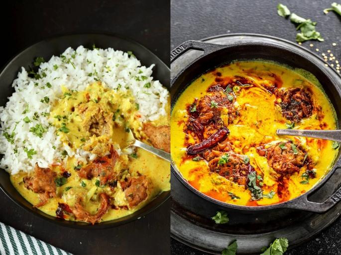 Hot Kadhi is a must-have for your meal during the monsoon season, see the recipe for making delicious Kadhi pakodas | पावसाळ्यात जेवणात हवीच गरमागरम कढी, चविष्ट कढी पकोडा करण्याची पाहा रेसिपी