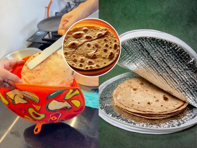 Product Review Kitchen Roti Cover Round Cotton Roti Cover with Zip Cotton Washable Round Roti Rumal Chapati Cover with Zip | डब्यात ठेवल्याने चपात्या ओल्या होतात, सादळतात? विकत आणा 'ही’ भन्नाट गोष्ट- पोळ्या राहतील अगदी ताज्या...