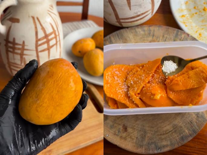 How to preserve mangoes beyond the summer season How to store Mangoes for more than a year How to store Aamras for a long time How to freeze mango for later use | सिझन संपला तरी घ्या आंब्याचा आस्वाद! आंब्याच्या फोडी, आमरस स्टोअर करण्याची पद्धत - खा मनसोक्त...