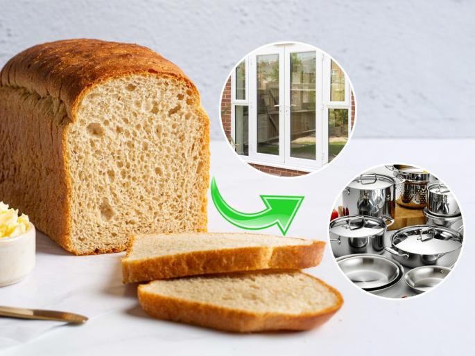 Tips & Tricks How To Clean Stains & Dust From House With Bread How To Clean House With Bread Here Are 5 Surprising Ways To Use It for Cleaning Your Home | ब्रेडचा छोटा तुकडा करेल घराची स्वच्छता! ब्रेड शिल्लक राहिला, फेकू नका - घराचा कानाकोपरा दिसेल लख्ख...