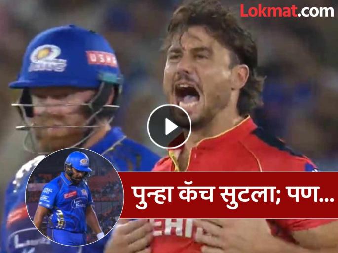 IPL 2025, PBKS vs MI Qualifier 2, Marcus Stoinis vs Rohit Sharma An Aggressive Send Off Watch Video | PBKS vs MI : रोहितचा कॅच सुटल्यावर अय्यरचा मास्टर स्ट्रोक! स्टॉयनिसनं तर छाती बडवत केलं सेलिब्रेशन