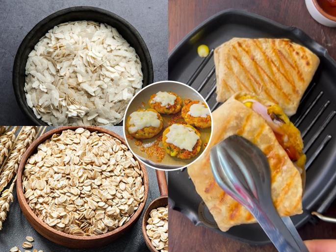School Tiffin Box Recipe ideas how to make healthy Veg wrap with oats & poha tikki kids favourite food Quick recipes for busy mornings | School Tiffin Box Recipe : शाळेच्या डब्यात काय देऊ? व्हेज रॅप पोहा टिक्की, नाव अवघड असलं तरी पदार्थ सोपा आणि झटपट