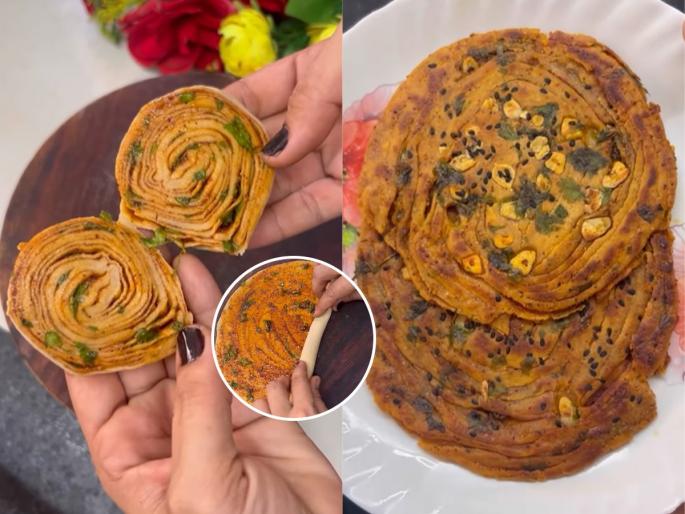 masala paratha recipe, best option for kids tiffin, easy and simple breakfast menu   | ''पोळी नको, काहीतरी वेगळं हवं..'' असं म्हणणाऱ्या मुलांना 'या' पोळ्या खाऊ घाला, आवडीने सगळ्या संपवतील..
