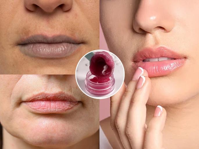 Instantly Brighten Dark Lips Naturally At Home Natural Home Remedy to Lighten Dark Lips Homemade Lip Mask for Dark Lips | काळवंडलेले ओठ होतील गुलाबी सुंदर! करून पाहा घरगुती लीप मास्कची जादू - सोपा घरगुती उपाय...