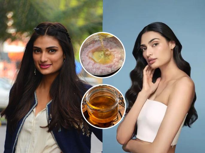 Athiya Shetty Use Homemade Onion Hair Oil For Hair Onion hair oil using by Athiya Shetty for soft & shiny hair Long hair growth remedy by Athiya Shetty | अथिया शेट्टी केसांना लावते 'हे' घरगुती तेल! म्हणून तिचे केस दिसतात सुंदर - पाहा तिचा देसी उपाय...