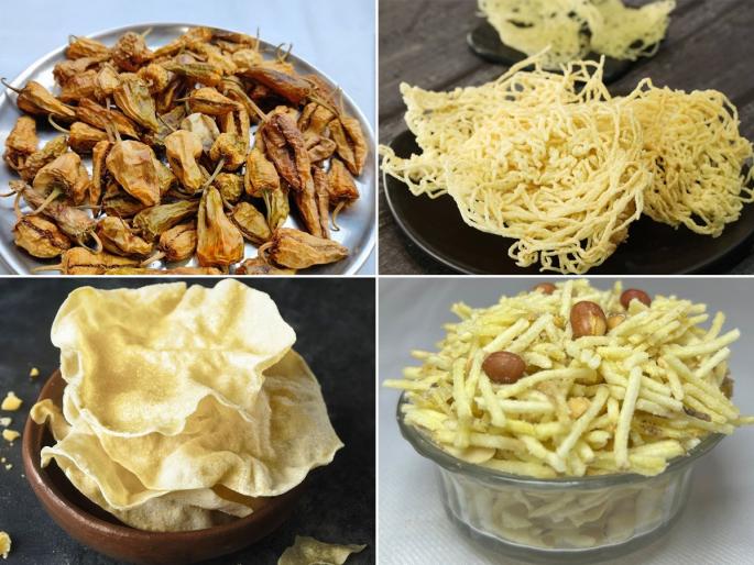 monsoon special fried food, eat these Indian snacks , tasty and easy to make | शाळेत असताना कुडुमकुडूम खाल्लेले हे तळलेले पदार्थ आठवतात का? पावसाळ्यात तर खावे आठवणीने..