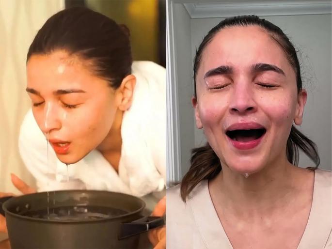 skincare tips, Alia Bhatt does a simple and quick morning scrub, which is why her face glows | आलिया भट सकाळी करते एक सोपा झटपट गारेगार उपाय, म्हणून येते तिच्या चेहऱ्यावर चमक