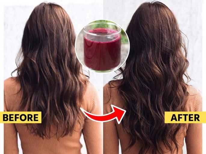 Hair falls issue drink beet and hibiscus flower drink Best fruit for hair growth Home remedy for strong shiny hair | रोज खा 'हे' लाल फळ! केसांसाठी जणू संजीवनी, केस इतके दिसतील सुंदर की सगळे विचारतील सिक्रेट
