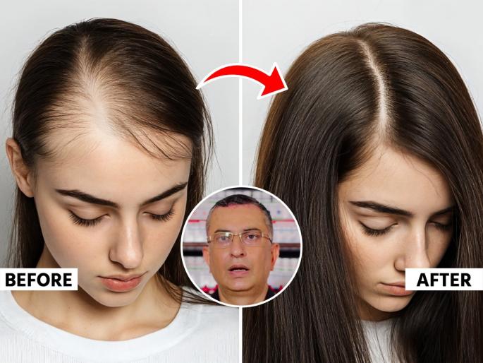 Hair Growth Solution : Stop Hair Fall With Rosemary Rice And Flaxseeds Water Doctors Advice | माथ्यावर केस विरळ-टक्कल पडण्याची भीती? १५ दिवसांत केट दाट करण्यासाठी लावा ‘हे’ खास तेल