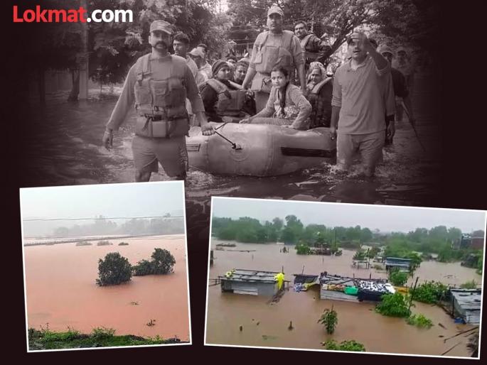 Heavy rains wreak havoc in Vidarbha! Three killed in floods, hundreds of villages cut off | मुसळधार पावसाने विदर्भात हाहाकार! पूरस्थितीत तिघांचा बळी, शेकडो गावांचा संपर्क तुटला Heavy rains wreak havoc in Vidarbha! Three killed in floods, hundreds of villages cut off | मुसळधार पावसाने विदर्भात हाहाकार! पूरस्थितीत तिघांचा बळी, शेकडो गावांचा संपर्क तुटला